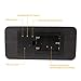 PrettyMakeUp SWEET-108 Digital Clock, Modern Simplicity Wooden Alarm with Time Temperature and Voice Control