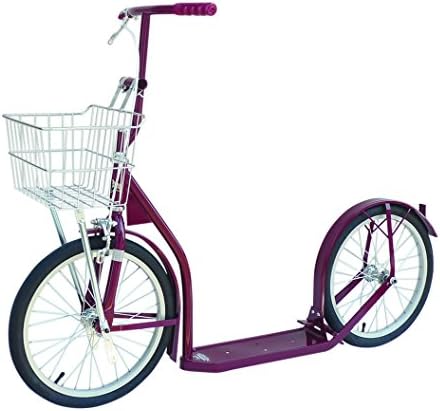 Amish Made Kid's Kick Scooter, 16" Wheels (Maroon)