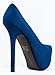 Breckelle's Marisa-21 Almond Toe Faux Suede Platform Stiletto Pump