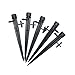 E-lishine 50 Pcs 360 Degree Adjustable Wate Flow Irrigation Drippers on Stake Em...