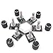 Seloky 10pcs Rotary Encoder Module KY-040 for Arduino Compatible Brick Sensor Switch Development Board（With 10 black knobs and Threaded）