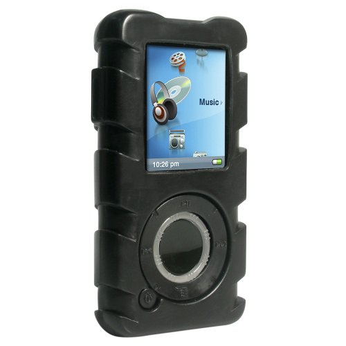 Speck Products ToughSkin Case with Belt Clip for Sansa e200 (Black)