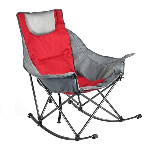 SUNNYFEEL Oversized Folding Rocking Camping Chair