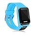 kwmobile Watch Band Compatible with Tomtom Adventurer/Runner 3/Spark 3/Golfer 2 - Watch Band Replacement Silicone Strap - Light Blue
