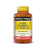 Mason Natural Co Q-10, Vitamin E and Fish Oil, 60 Softgels
