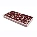 Neatnix Stax Jewelry Organizer Tray, 36 Compartments, Burgundy