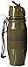 NduR Flip Top Filtration Bottle, Olive, 28-Ounce