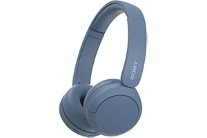 Sony WH-CH520 Wireless Headphones Bluetooth On-Ear Headset with Microphone, Blue New