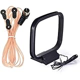 Bingfu 75 Ohm FM Dipole Antenna and AM Loop Antenna Compatible with Denon Pioneer Onkyo Yamaha Marantz Indoor Radio Bluetooth Stereo Receiver AV Audio Vedio Home Theater Receiver Power Amplifier