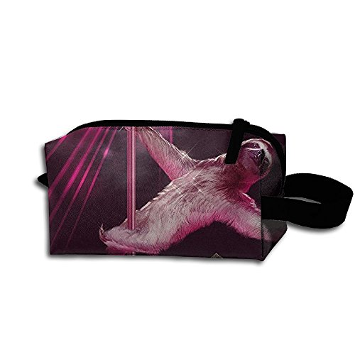 Create Magic Pole Dancing Stripper Sloth Purse Or Coin Purse Pouch Waterproof Multi-purpose Storage Tote Tools Bag Cosmetic Bags With Zipper And Hanging Loop