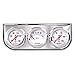 Sunpro CP8208 Triple Gauge Kit - White Dial