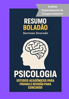 Livro Resumo Boladão Psicologia: Análise do Comportamento