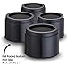 iPrimio Bed and Furniture Risers - 4 Pack Round Elevator up to 3