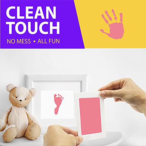 Clean Touch Ink Pad for Baby Handprints and Footprints Inkless Infant