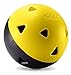 SKLZ Premium Impact Limited-Flight Training Baseballs, Perfect for Adding Power to Swing, Use Indoors Or Outdoors for Practice and Drills, Baseball, Softball, and Mini Balls, Yellow/Black