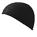 CHARM Kufi Hat Mens Beanie - Men Cotton Skull Cap Hand Made 2 Sizes Islam Black L