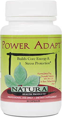 UPC 890062000366, Natura Health Products - Power Adapt - Potent energy tonic optimizes adrenal function; builds strength, stamina, and stress protection - 60 Capsules