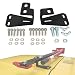 ALAVENTE High Lift Jack Mount Hinge Mounting Hood Bracket for Jeep Wrangler CJ 1944-1986 / YJ 1987-1995 / TJ 1997-2006 (Pair, Black) primary