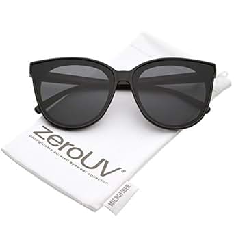 zeroUV - Oversize Neutral Color Flat Lens Cat Eye