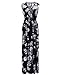 OUGES Women's V-Neck Sleeveless Pocket Casual Maxi Dress