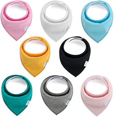 bandana bibs solid color