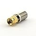 Maxmoral 2PCS F Female to RP SMA Male Connector RF Coax Coaxial Adapter