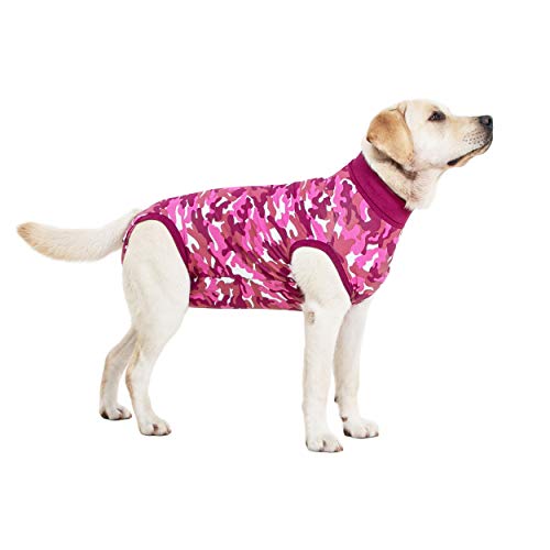 Suitical Recovery Suit Dog, Extra Large, Pink Camouflage - Thumbnail 6