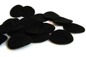 Nakpunar 1 inch Black Felt Circles - 100 pieces