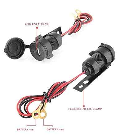 scooty with mobile charging slot