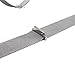 MOTONG 18mm Width Magnetic Milanese Loop Stainless Steel Strap For Huawei Watch,23cm Length Fits for Men and Women (Milanese Silver)