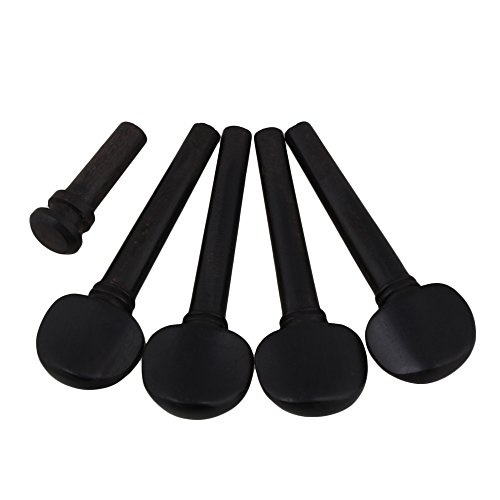 Black Ebony Tuning Pegs for 1/16 Violin String Instrument Accessories