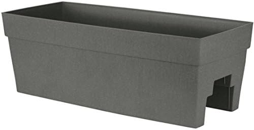 Self Watering Slate Rectangular Pot Planter