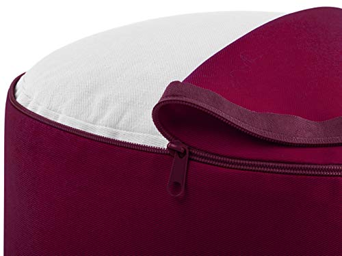 Present-Mind-Round-Meditation-Cushion-Zafu-Yoga-Washable-Cover-Floor-Pillow-Height-16cm