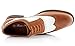 Ferro Aldo Arthur MFA139001D Mens Wingtip Two Tone Oxford Black and White Spectator Dress Shoes