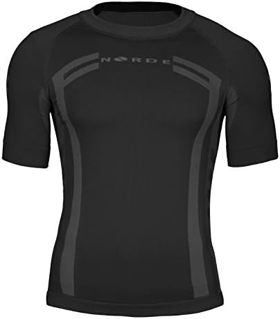 Norde Men's Functional Thermal Underwear Breathable Active Base Layer Short Sleeve Shirt