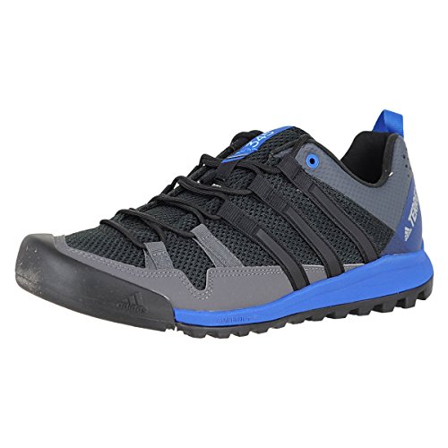 adidas New Men's Terrex Solo Hiking Shoe Black/Blue 8