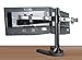EZM Deluxe Dual Monitor Mount Stand Free Standing with Grommet Mount Option up to 28