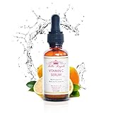 Bella Royale Anti Aging 20% Vitamin C Topical Facial Serum with Hyaluronic Acid & Vitamin E- Solution for Dark Spots, Wrinkles, Acne, and Uneven Skin Tone