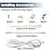 JESLED 8FT LED Shop Light, 90W 10800 Lumens 4500K Triple Row D Shape LED Tube, High Output Bay Lighting for Garage, Warehouse, Workshop, Basement (10-Pack, 59 Inch Cable)