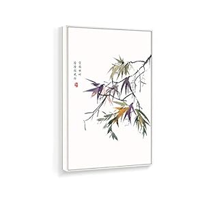 Framed Home Artwork Antique Plant for Living Room Bedroom