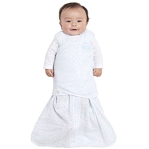 HALO 100 Cotton Muslin Sleepsack Swaddle, 3Way Adjustable Wearable