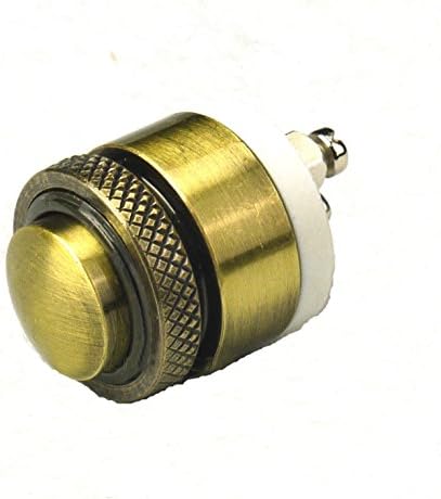 QENDDC ANG D 16mm Momentary Brass Metal Push Button Door Bell Switch 2A/DC 36V