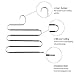 VEHHE Pants Hangers Space Saver Trousers Hangers 6 Set S-Type Space Saving Non-Slip Closet Storage Organizer for Pants Jeans Trousers Skirts Scarf