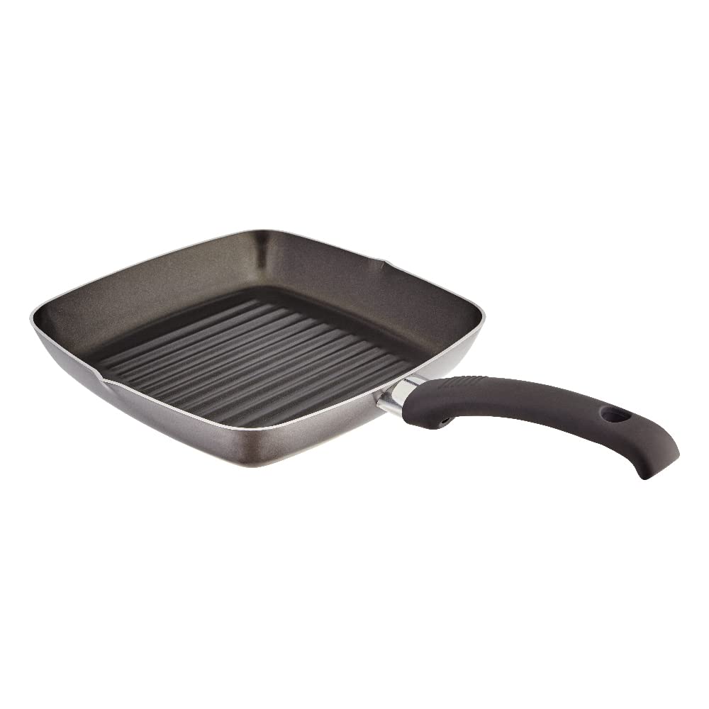 Judge Everyday 24cm Griddle Pan, Stay Cool Handle, Aluminium, Dishwasher Safe, Not Suitable for Induction Hobs, Compatible with All Other Hobs โ image 1