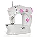HAITRAL Sewing Machine Sewing Craft Gift for Child, Portable Mini Sew Machine with Needle Protector - Double Speed with Foot Pedal