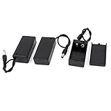 3Pcs 9V Battery Holder Case DC 5.5mmx2.1mm Plug ON/OFF Switch w Cap