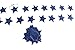 Outer Space Baby Shower Decorations/Furuix 2pcs Mini Navy Blue Paper Star Garland Star String for Hanging Décor Wedding Party Decoration Outer Space Decor Birthday Decorations