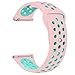 DEKER Bands Compatible with Fitbit Versa/Versa Lite/SE Smartwatch Bands, Breathable Soft Silicone Adjustable Replacement Bracelet Strap Wristbands (Small 5.5-6.7