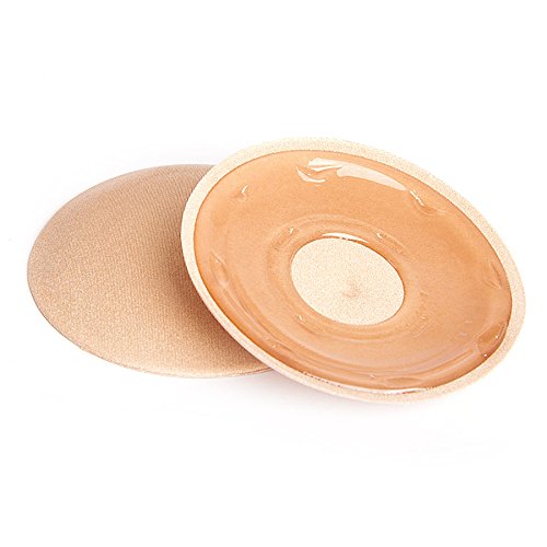 Reusable Nipple Covers Pasties Bra- Womens Adhesive Silicone Breast Petals Concealers 2 Pair
