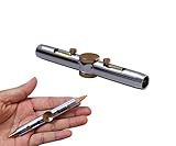 Hand Fidget Pen , WaterLuu Thinking Pen,Fidget Spinning Pen Stress Reducer High Speed - Spin Quietly - Toy Great Gift - Stress Reducer, Perfect For ADD, ADHD, Anxiety, Adult & Children - Silver